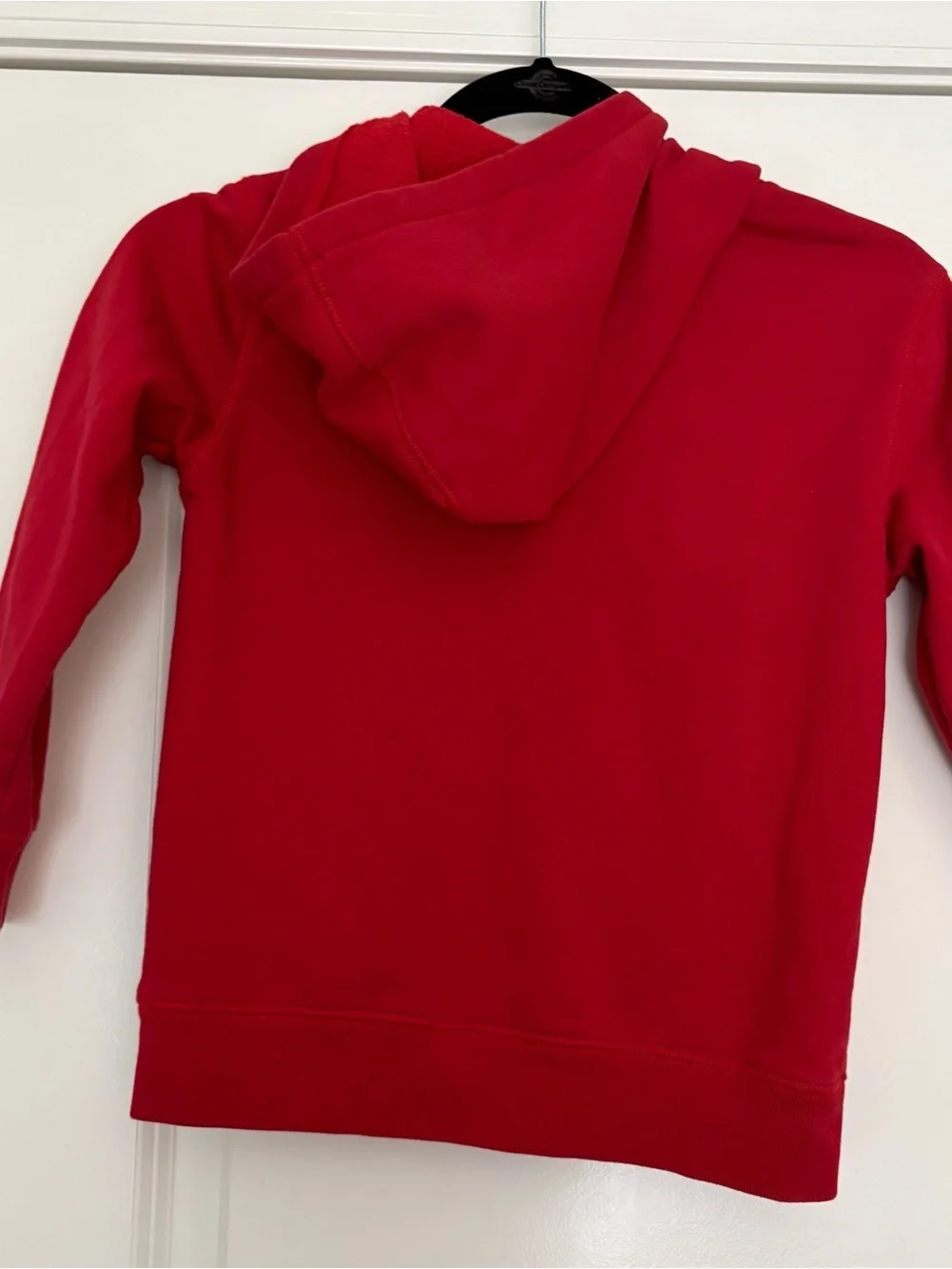 GAP + Disney Kids Red with GAP Logo & Mickey Graphic Hooded Sweatshirt